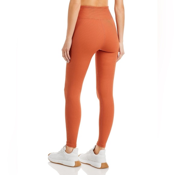 NWT Year of Ours Terracotta Ribbed Football Leggings - Picture 2 of 13